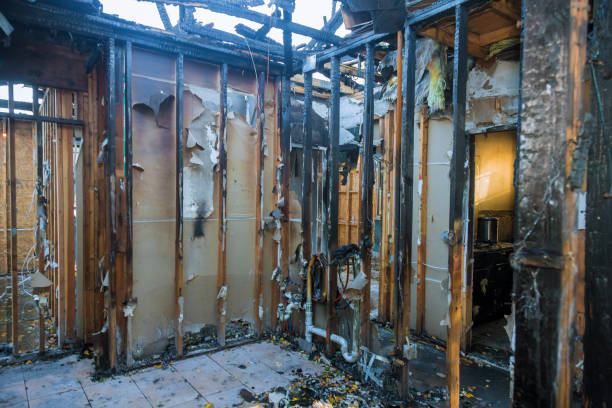 Professional Soot Cleanup technician working in Dooms, VA